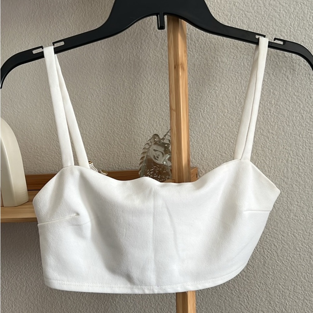 Elegant White Women's Crop Top